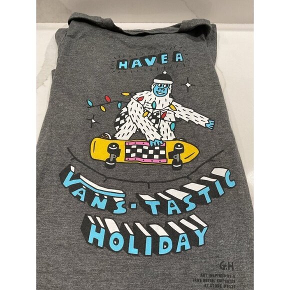 VANS Other - Vans Yeti Christmas T-Shirt Sz Medium